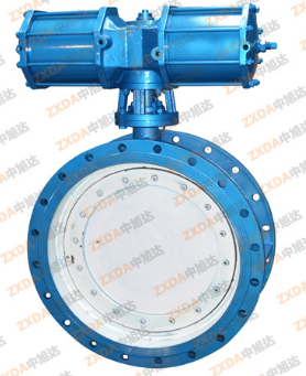 三偏心氣動硬密封蝶閥