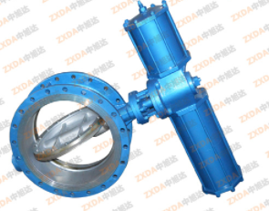 單作用氣動硬密封蝶閥，煤氣管道蝶閥，零泄漏煤氣蝶閥